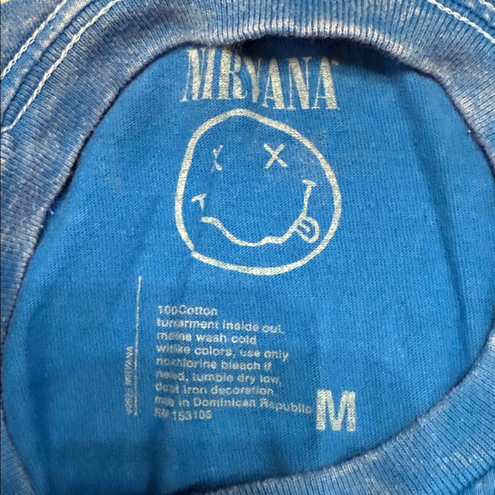 3 pack Nirvana Graphic Distressed T-Shirt MED - Picture 7 of 7